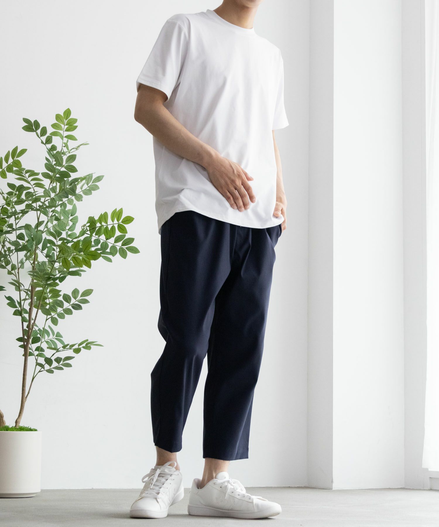 NAVY FIT  マイラク クロップドパンツ メンズ商品サムネイル-20