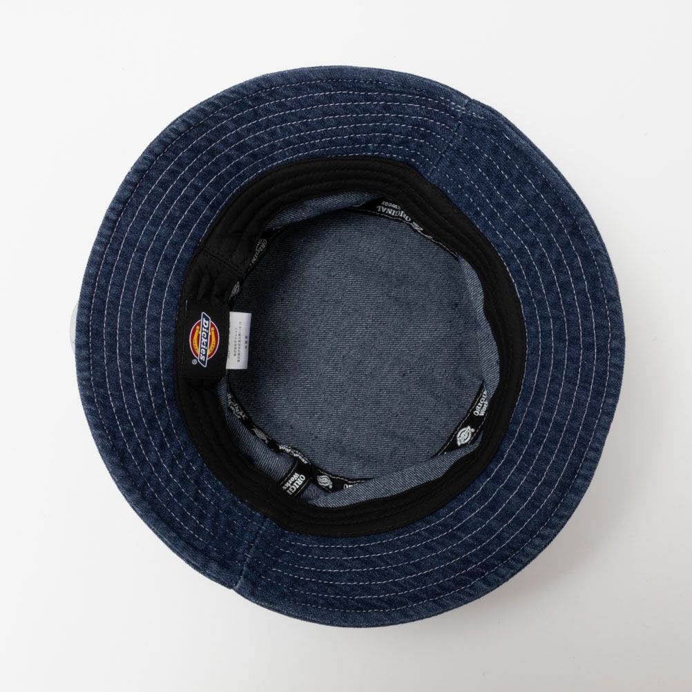 Dickies デニムワンポイント刺繍バケットハット メンズ