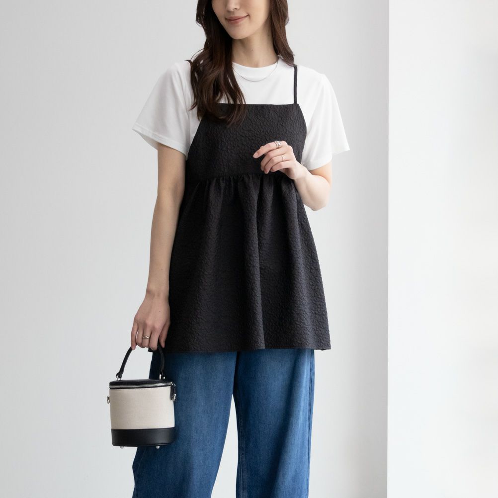 [期間限定価格]Howdy Marie  ジャガードキャミソールチュニックアンサンブル レディース商品画像-1