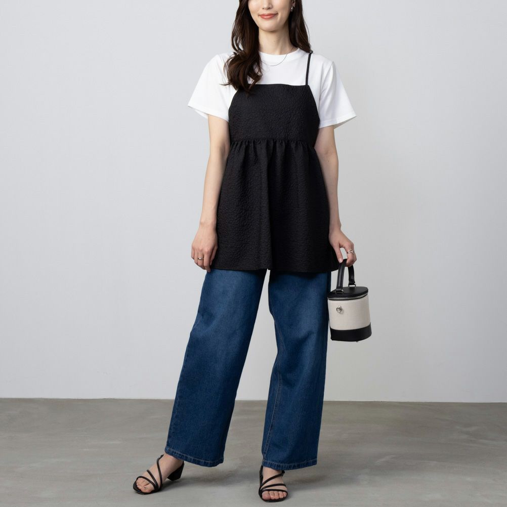 Howdy Marie ジャガードキャミソールチュニックアンサンブル レディース