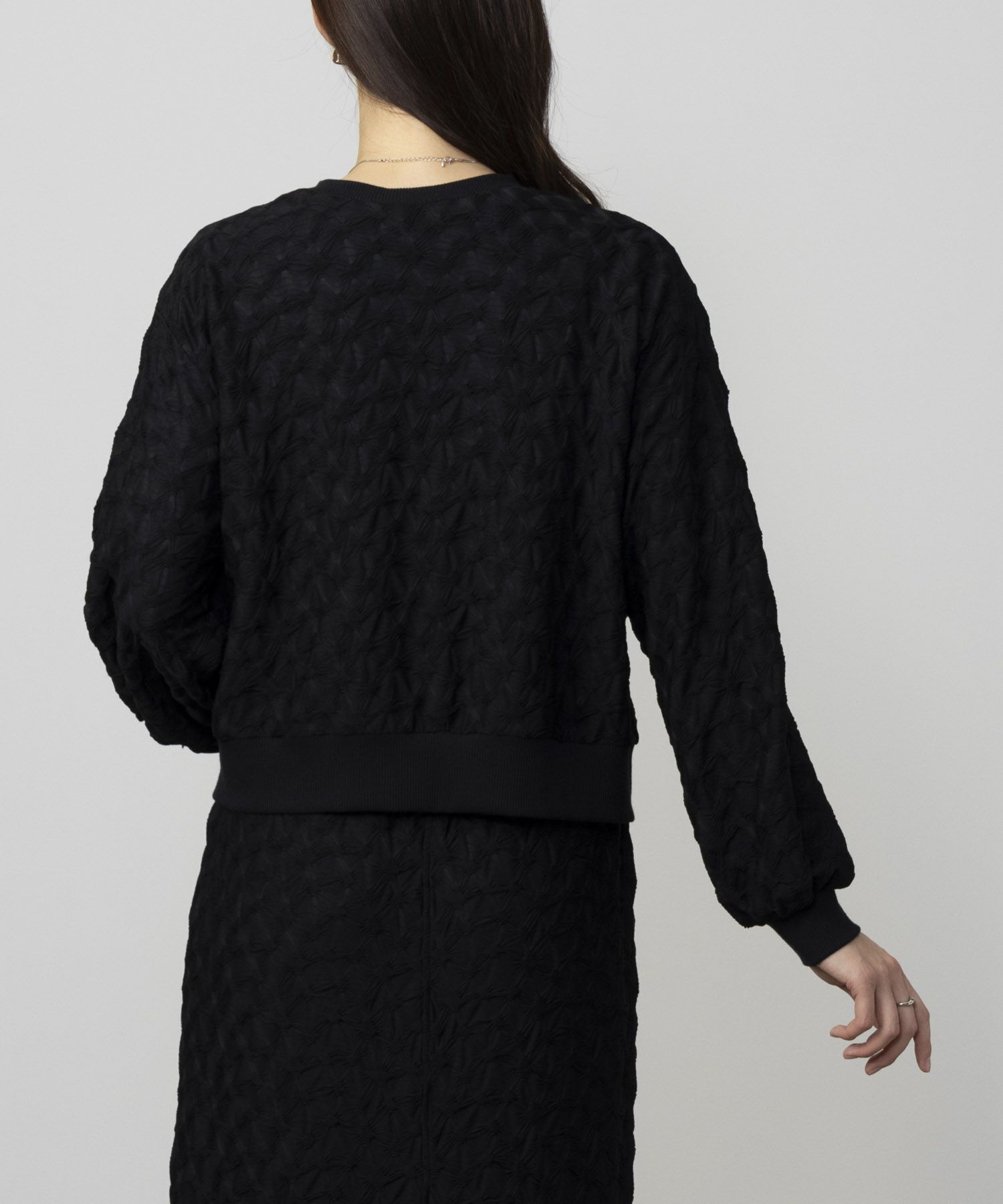 [期間限定価格]Howdy Marie  ふくれジャガードカーディガン レディース商品画像-6