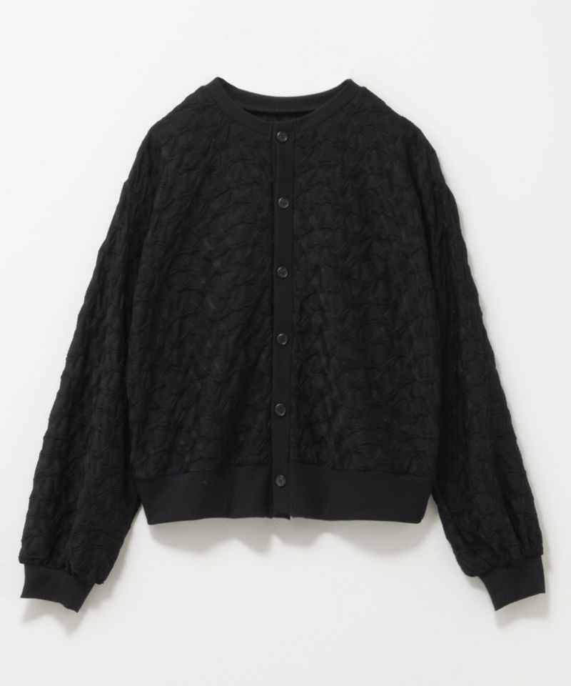 Howdy Marie  ふくれジャガードカーディガン レディース商品画像-7