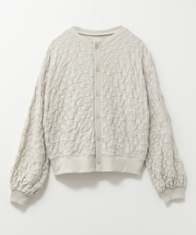 Howdy Marie  ふくれジャガードカーディガン レディース商品画像-9