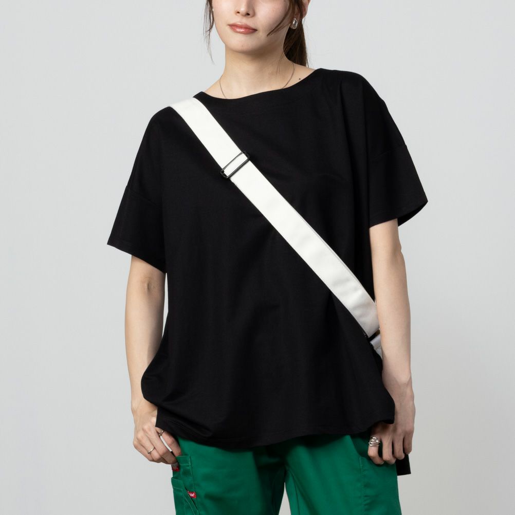 NAVY SARARI ルーズシルエットTシャツ レディース メール便 対応商品商品サムネイル-9