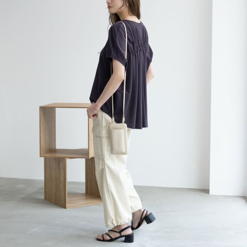 Howdy Marie 冷感バックギャザーデザインTシャツ レディース メール便 対応商品商品画像-1