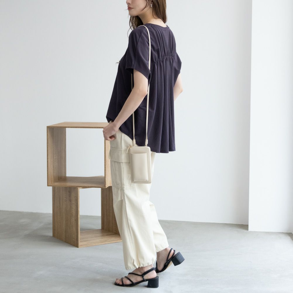 Howdy Marie  冷感バックギャザーデザインTシャツ レディース メール便 対応商品商品画像-1