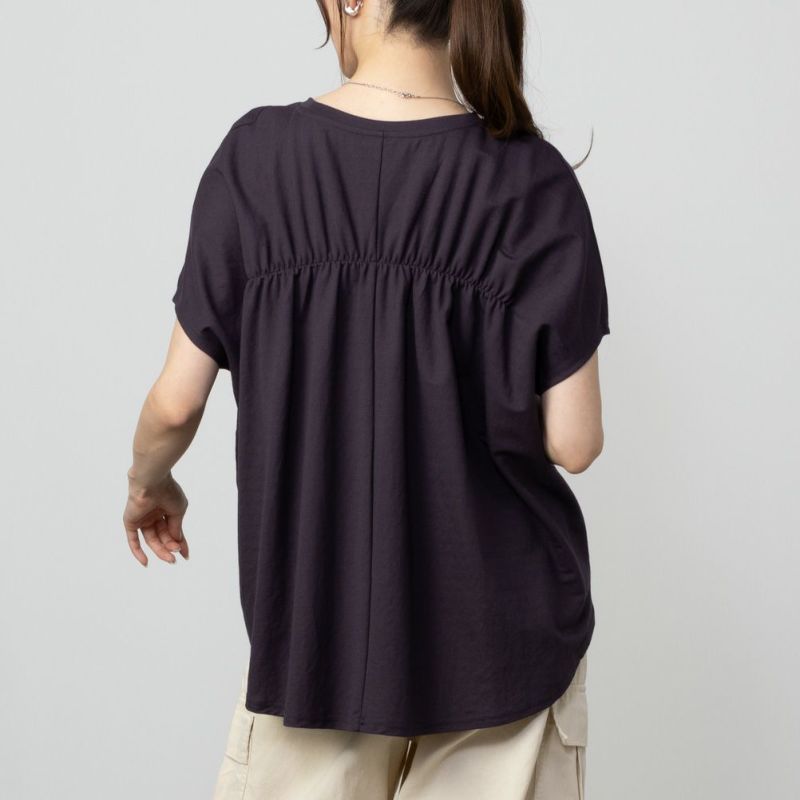 Howdy Marie 冷感バックギャザーデザインTシャツ レディース メール便 対応商品商品画像-7