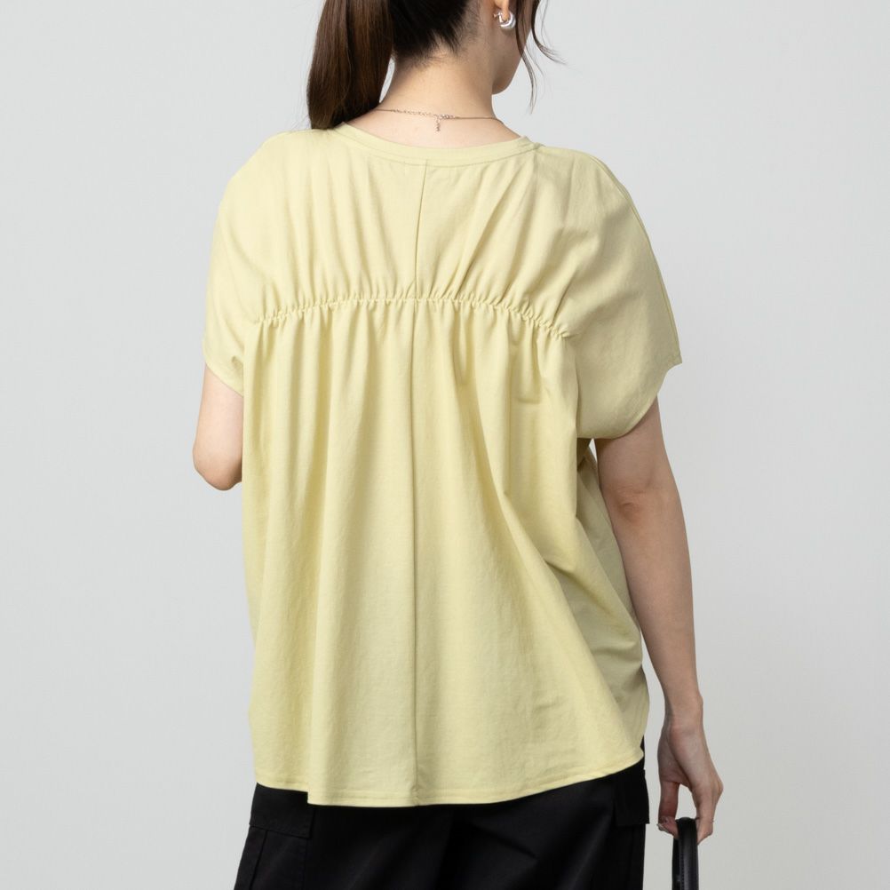 Howdy Marie 冷感バックギャザーデザインTシャツ レディース ネコポス 対応商品