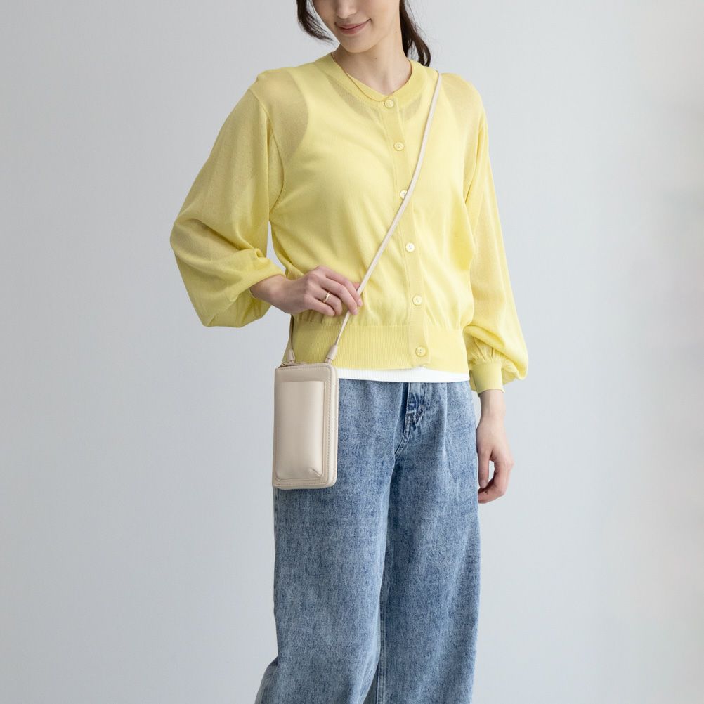 Howdy Marie シアーニットカーディガン レディース