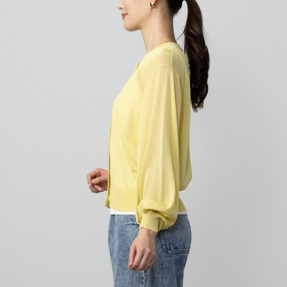 Howdy Marie シアーニットカーディガン レディース