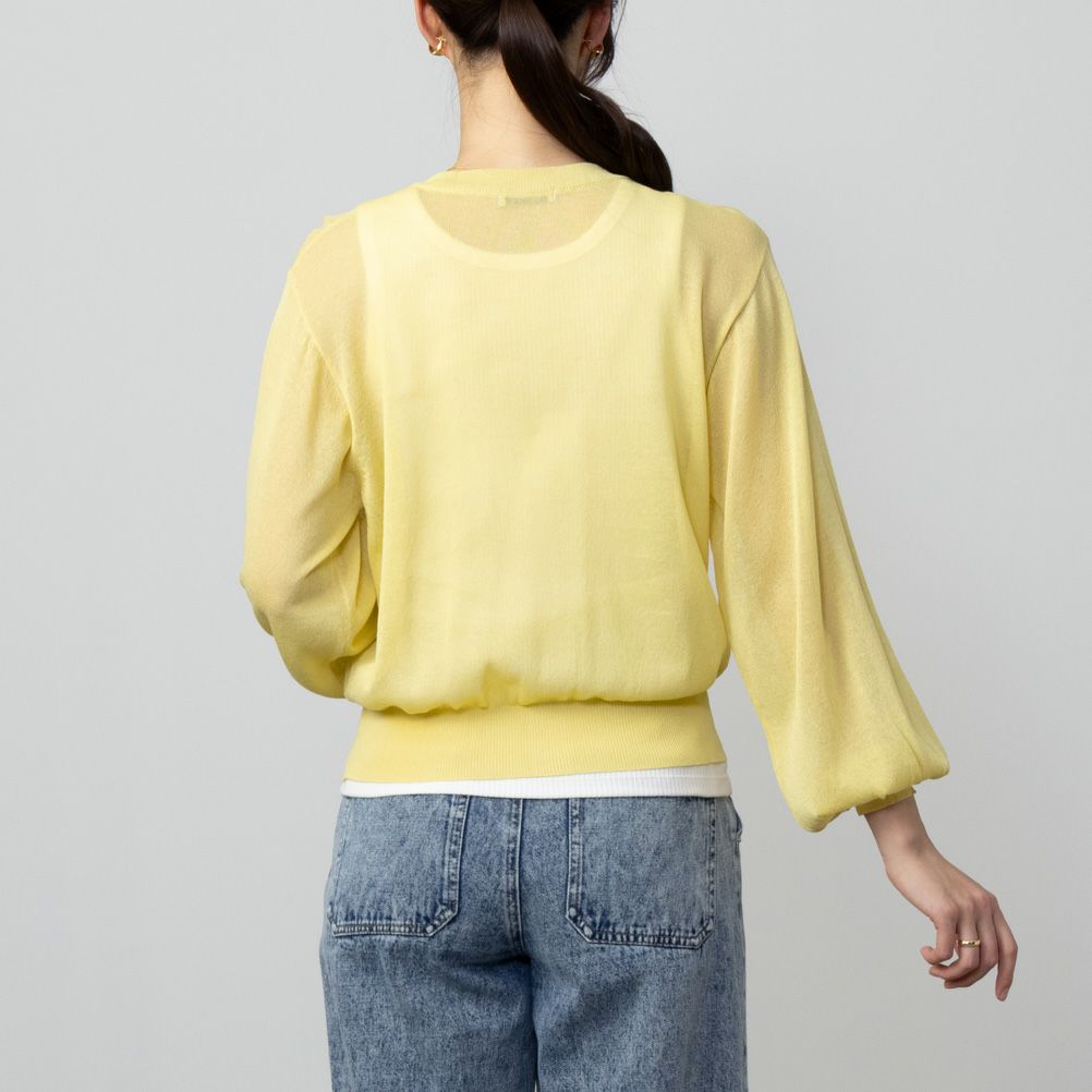 Howdy Marie シアーニットカーディガン レディース