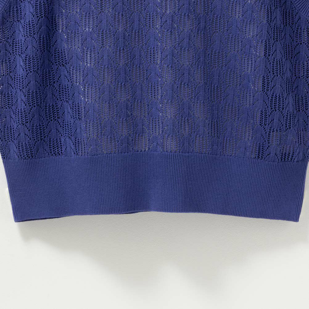 NAVY Vネックベストアンサンブル レディース