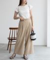 NAVY 杢調麻ライク2WAYサロペアンサンブル レディース