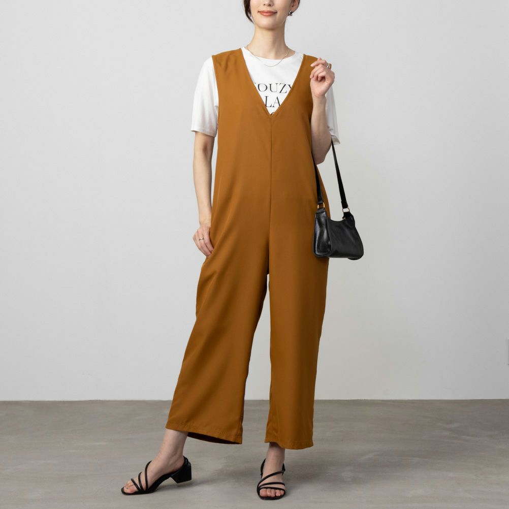 Howdy Marie  Vネックロンパース レディース商品サムネイル-2