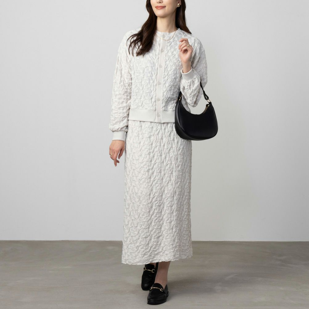 [期間限定価格]Howdy Marie  ふくれジャガードIラインスカート レディース商品画像-3