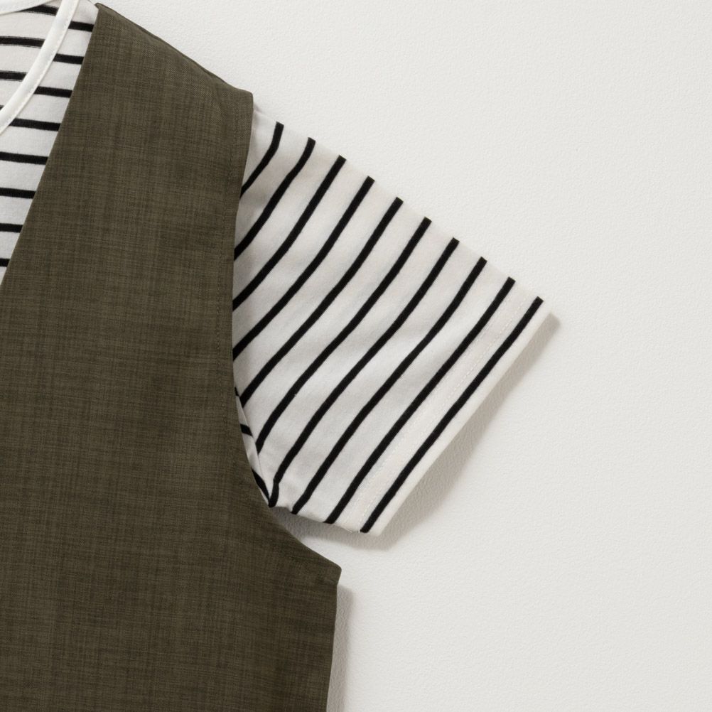 NAVY  杢調麻ライクワンピースアンサンブル レディース商品サムネイル-14