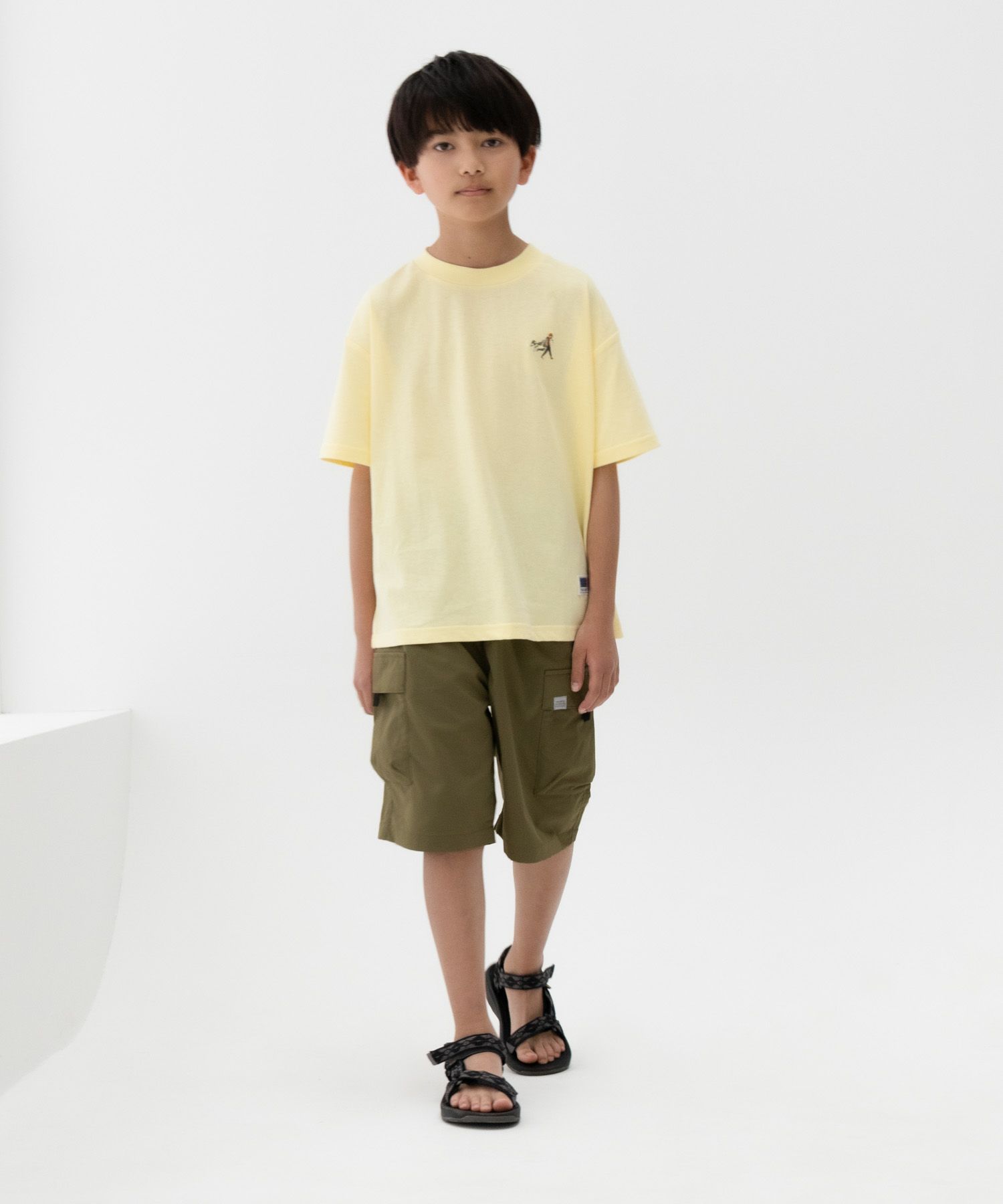 NAVY  撥水カーゴショートパンツ キッズ商品サムネイル-2