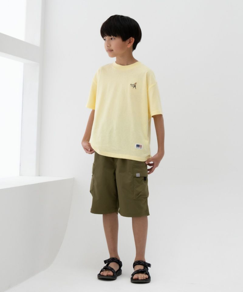 NAVY  撥水カーゴショートパンツ キッズ商品画像-4