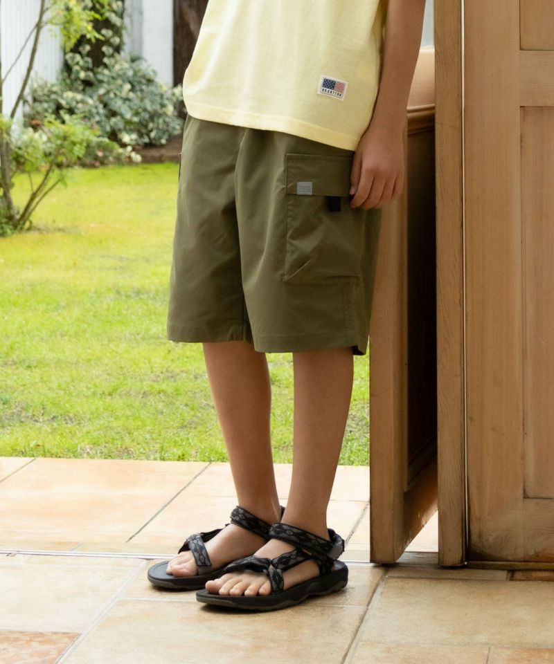 NAVY  撥水カーゴショートパンツ キッズ商品画像-5