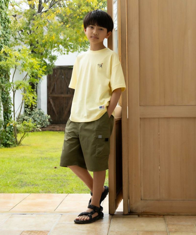 NAVY  撥水カーゴショートパンツ キッズ商品画像-6