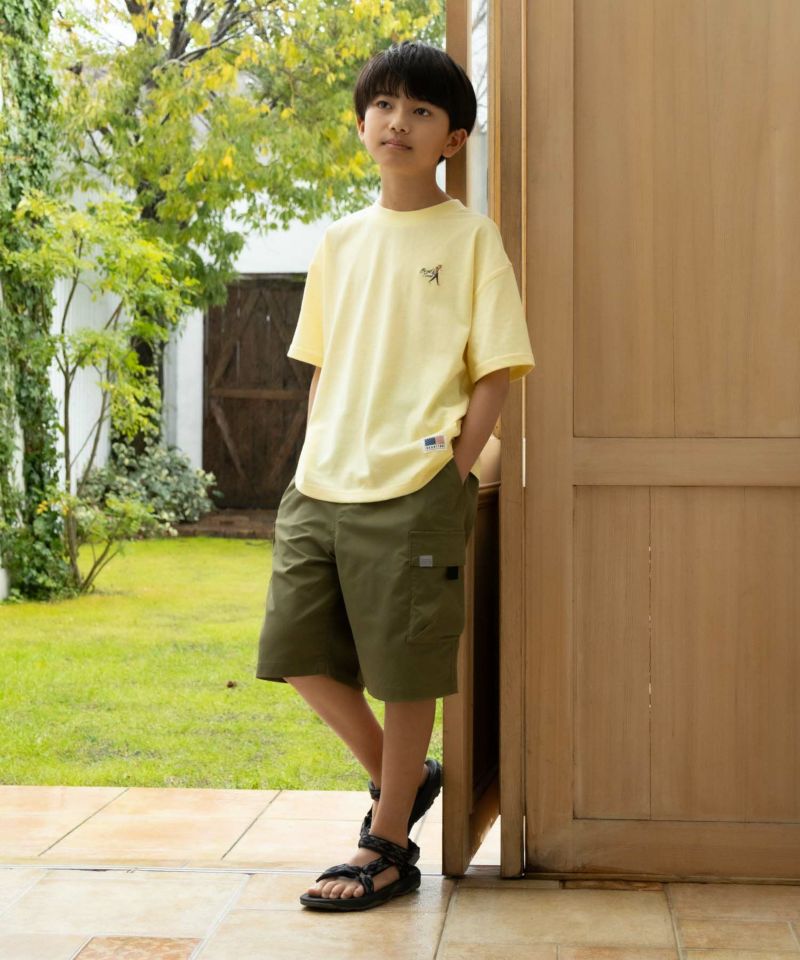 NAVY  撥水カーゴショートパンツ キッズ商品画像-7