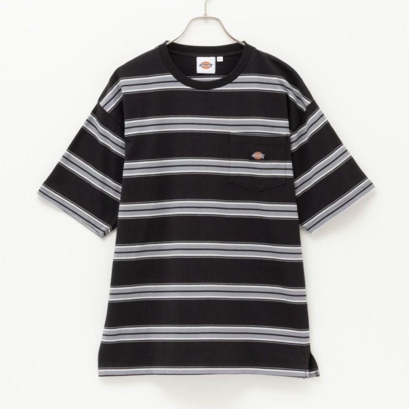 Dickies ポケット付きボーダー半袖Tシャツ メンズ商品画像-3