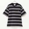 Dickies ポケット付きボーダー半袖Tシャツ メンズ