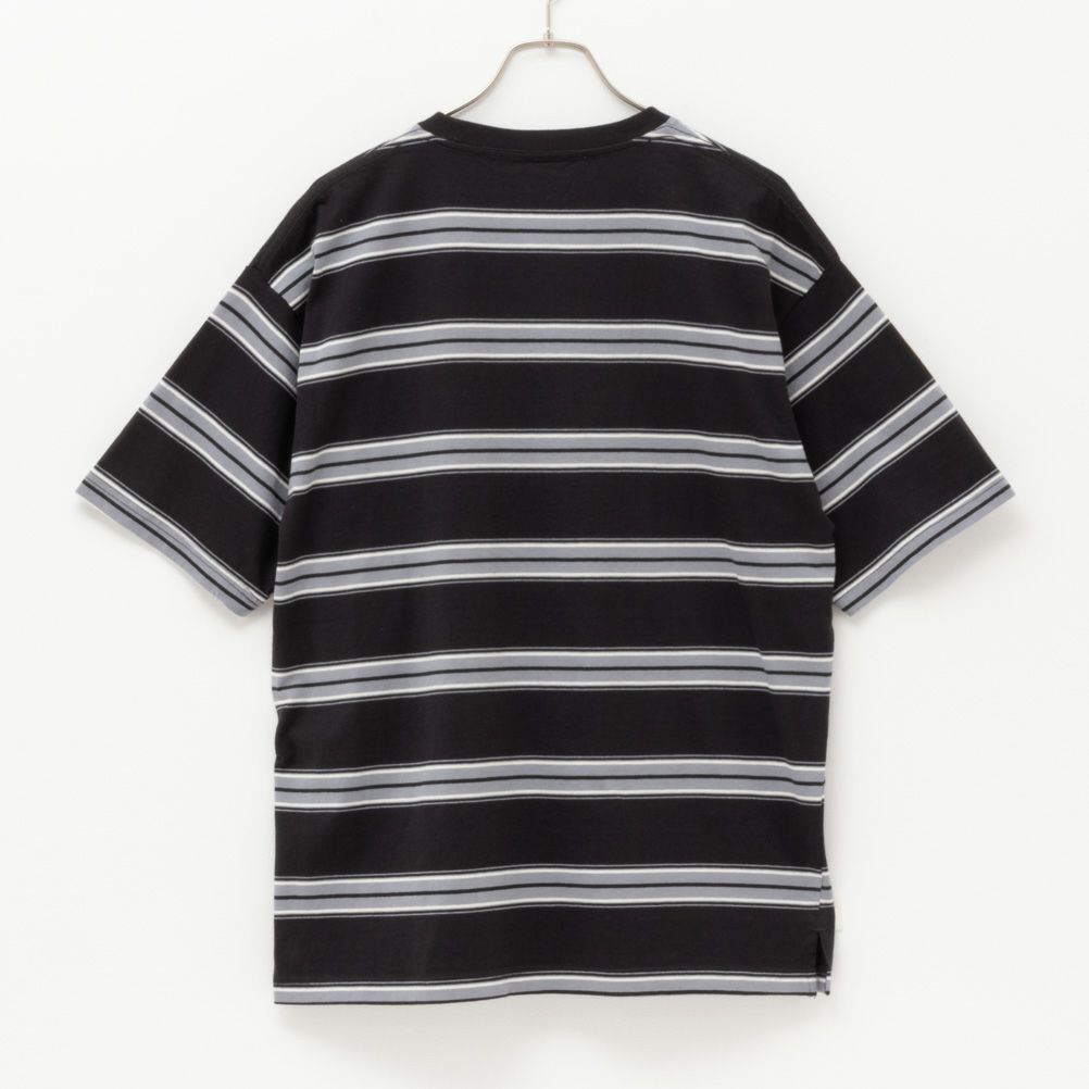 Dickies  ポケット付きボーダー半袖Tシャツ メンズ商品サムネイル-5