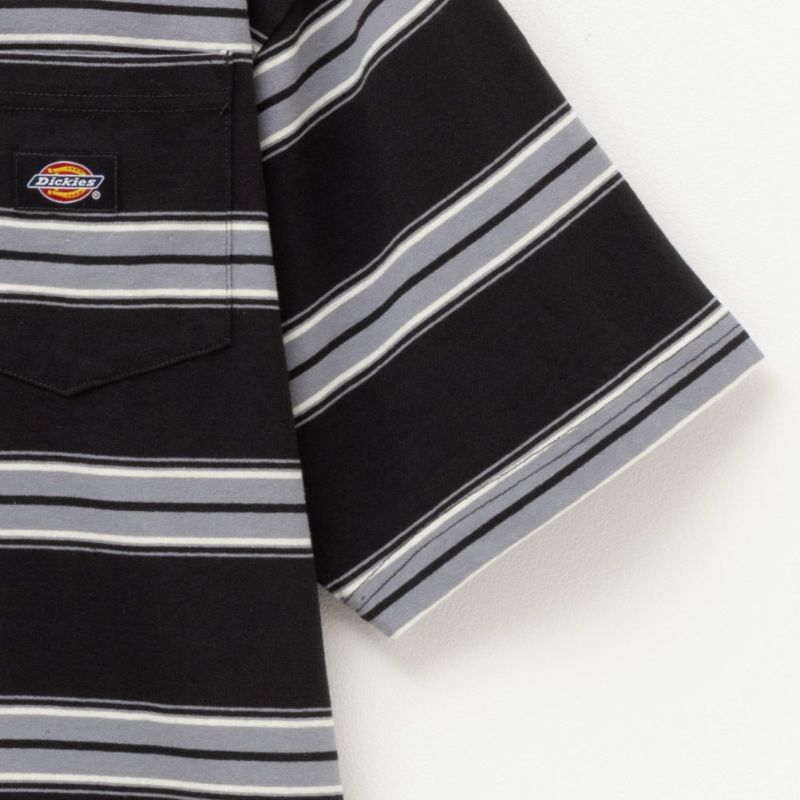 Dickies  ポケット付きボーダー半袖Tシャツ メンズ商品画像-7