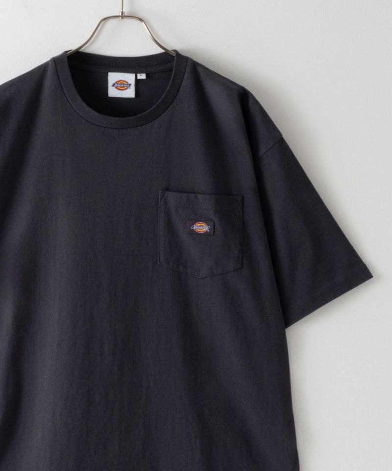 Dickies ポケット付き無地半袖Tシャツ メンズ