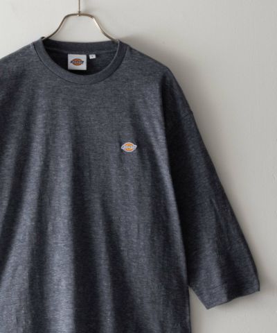 Dickies スラブ七分袖Tシャツ メンズ