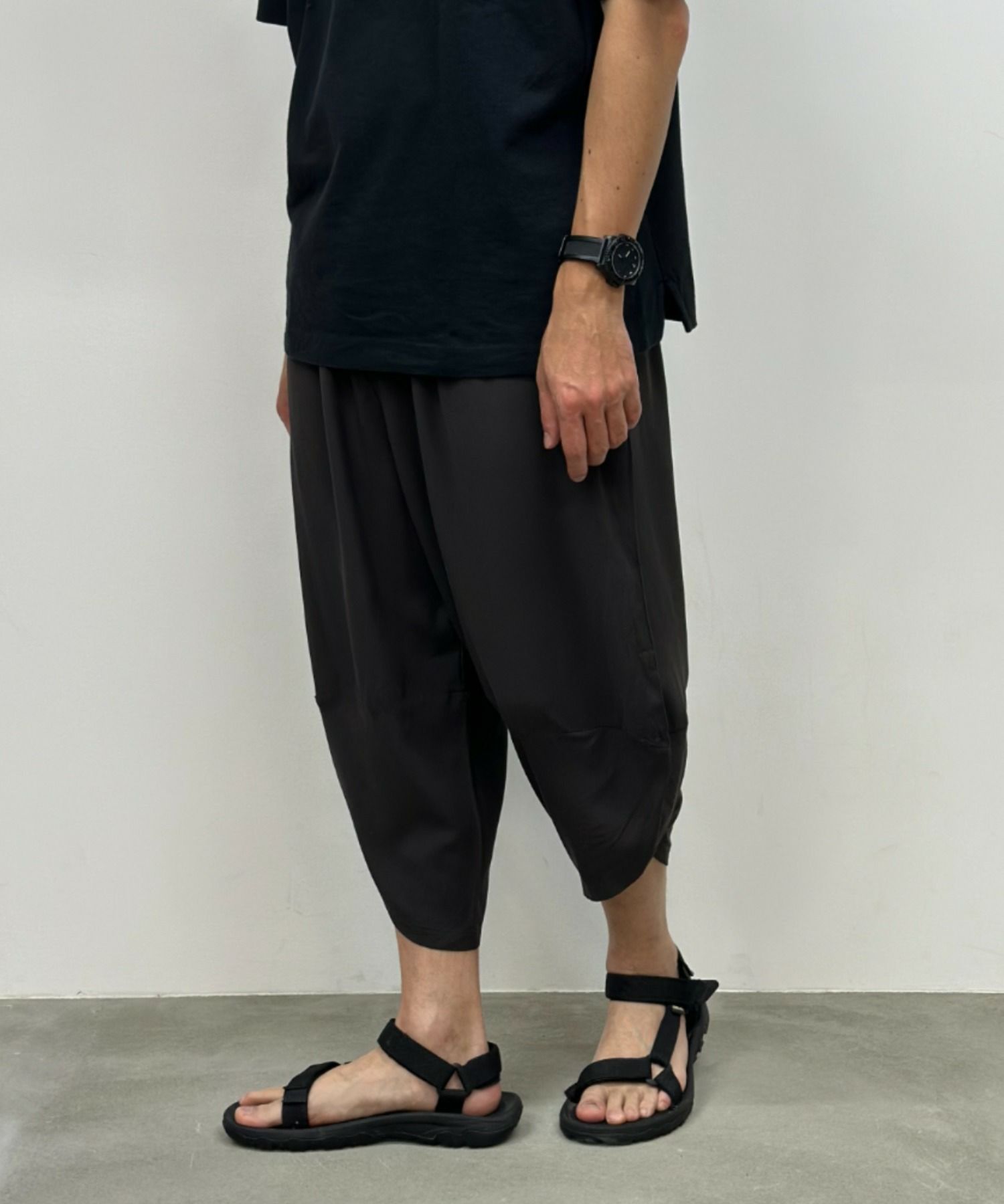 NAVY レーヨンアンクルパンツ サルエルパンツ メンズ商品サムネイル-1