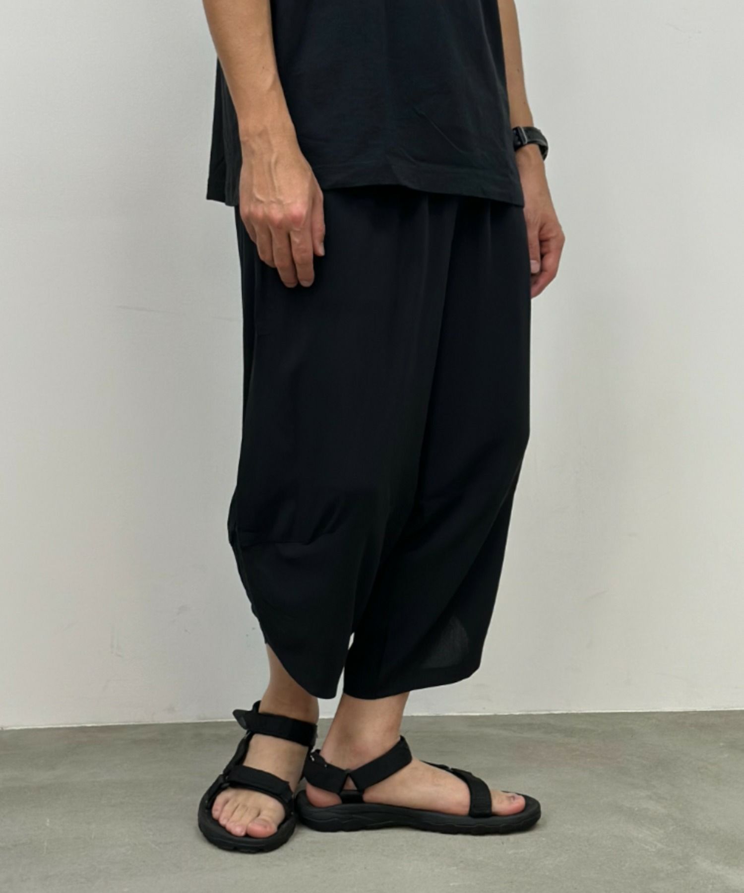 NAVY レーヨンアンクルパンツ サルエルパンツ メンズ商品サムネイル-2