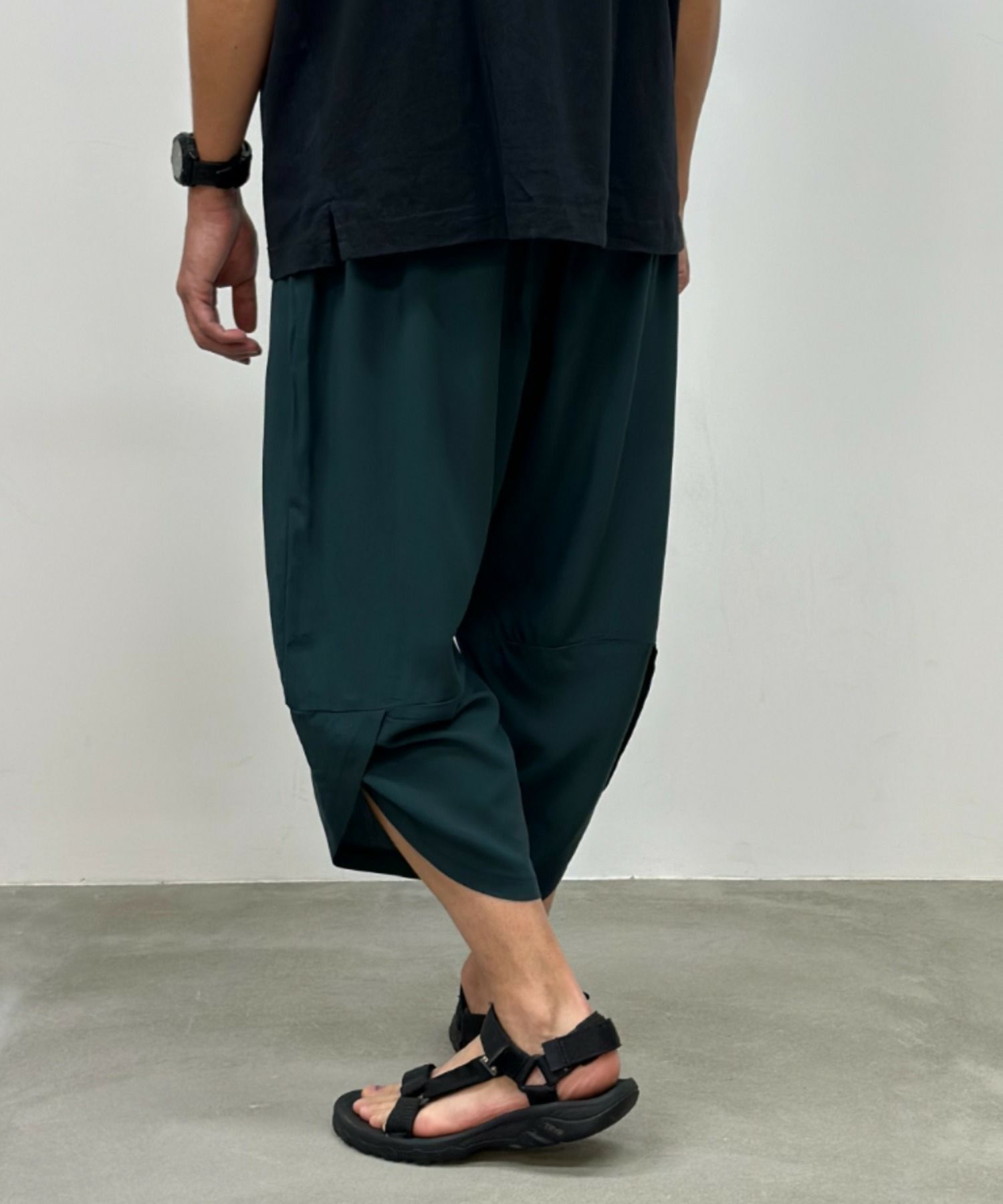 NAVY レーヨンアンクルパンツ サルエルパンツ メンズ商品画像-3