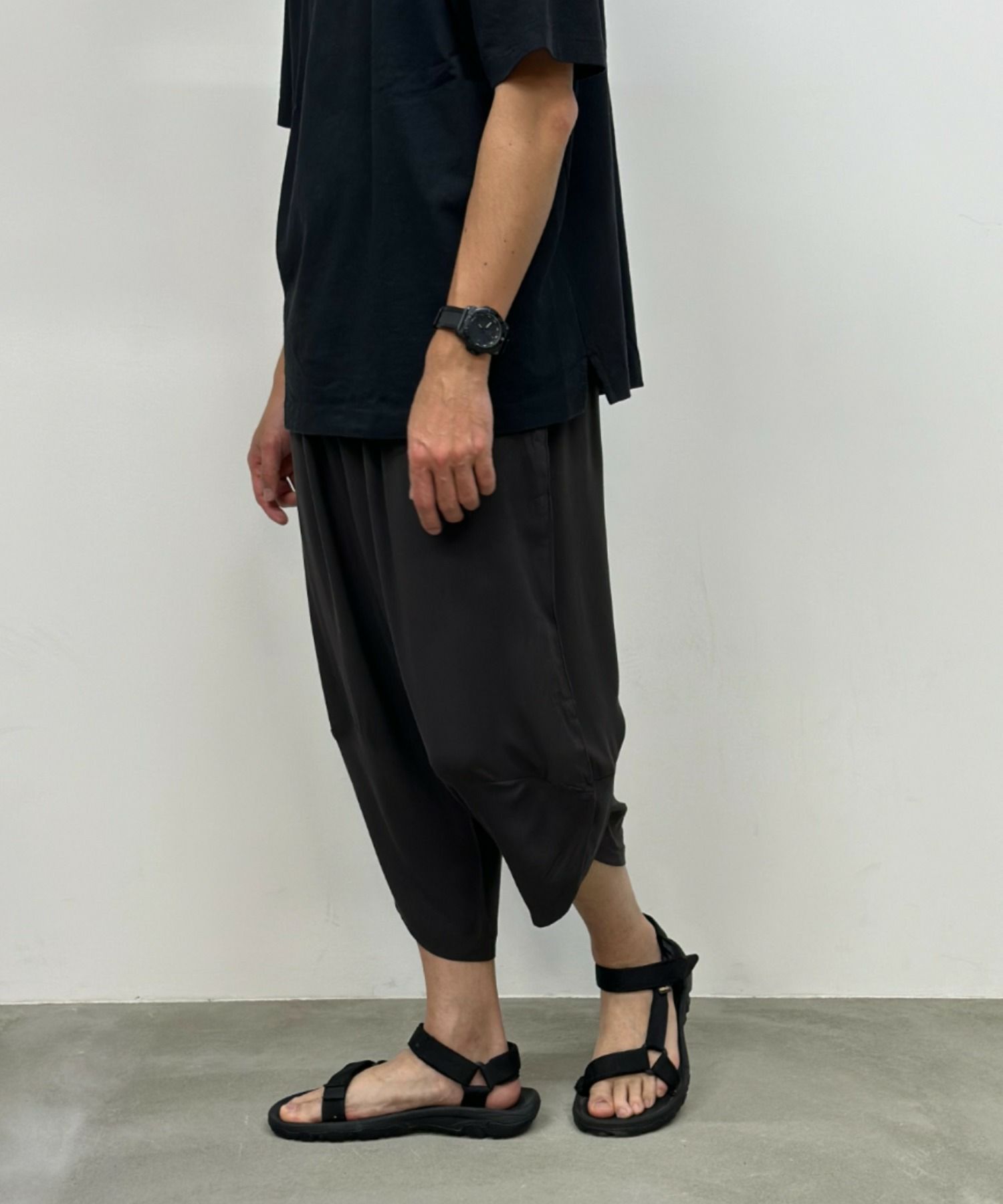 NAVY レーヨンアンクルパンツ サルエルパンツ メンズ商品サムネイル-11