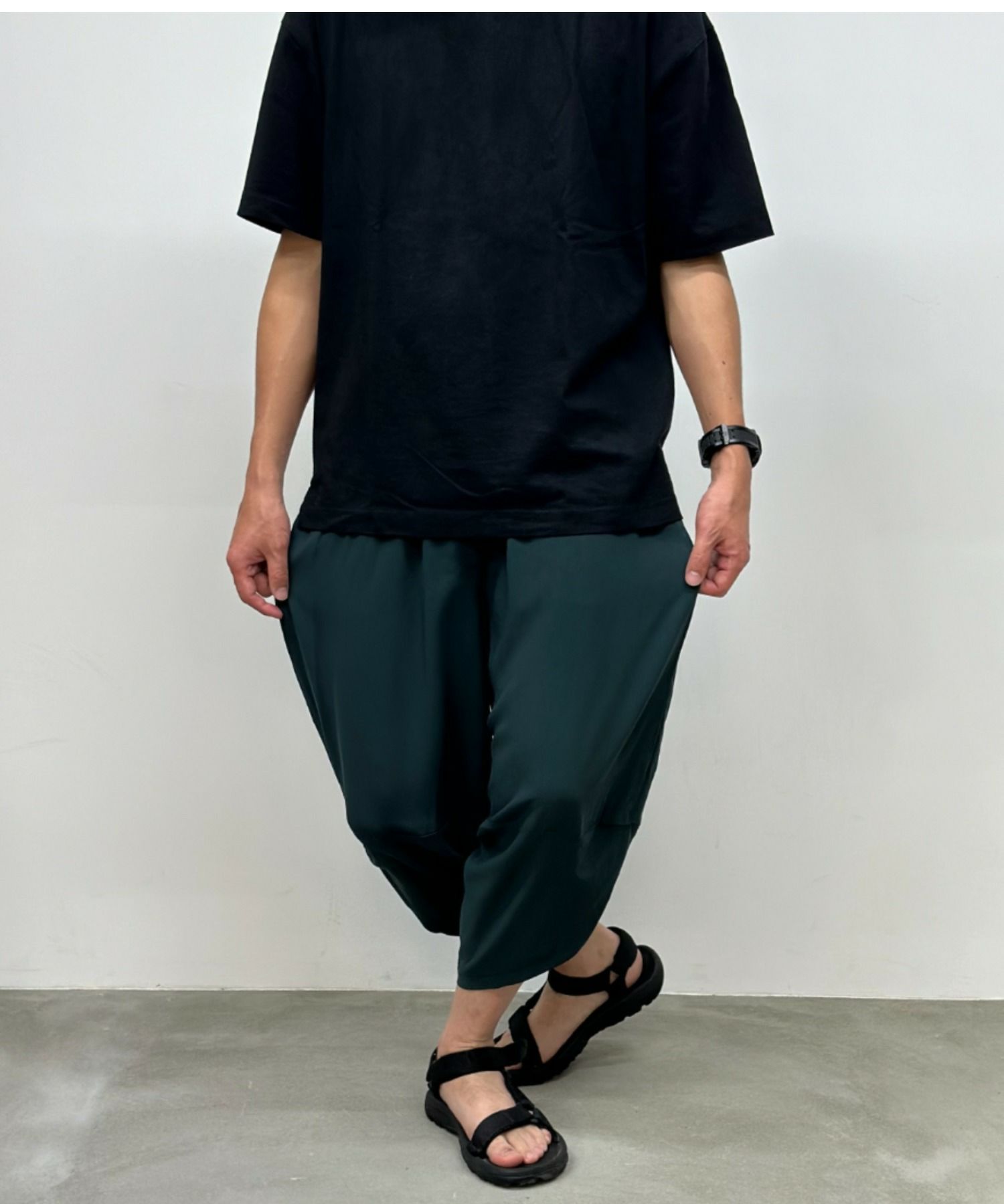 NAVY レーヨンアンクルパンツ サルエルパンツ メンズ商品サムネイル-18