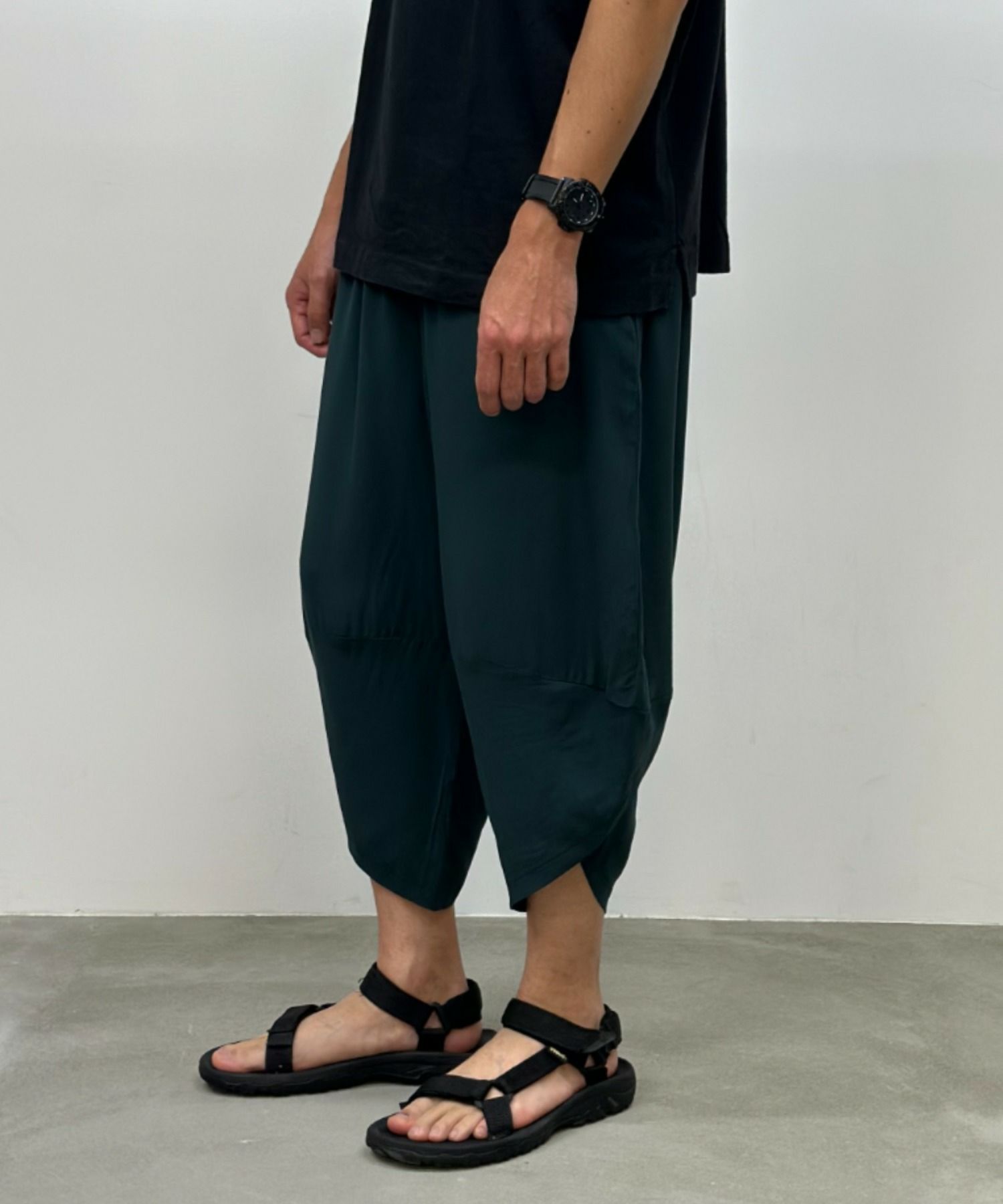 NAVY レーヨンアンクルパンツ サルエルパンツ メンズ商品画像-19