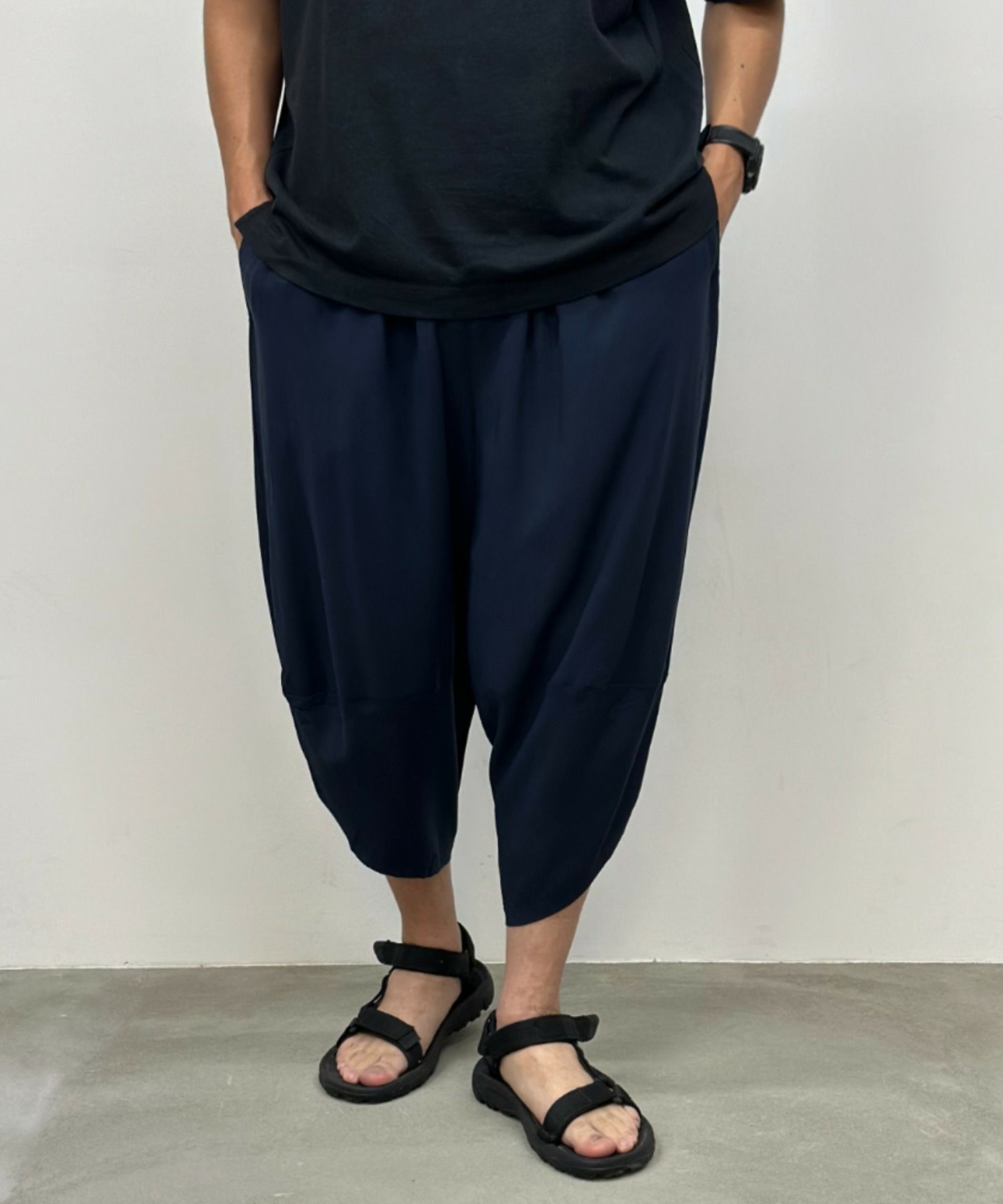 NAVY レーヨンアンクルパンツ サルエルパンツ メンズ商品サムネイル-21