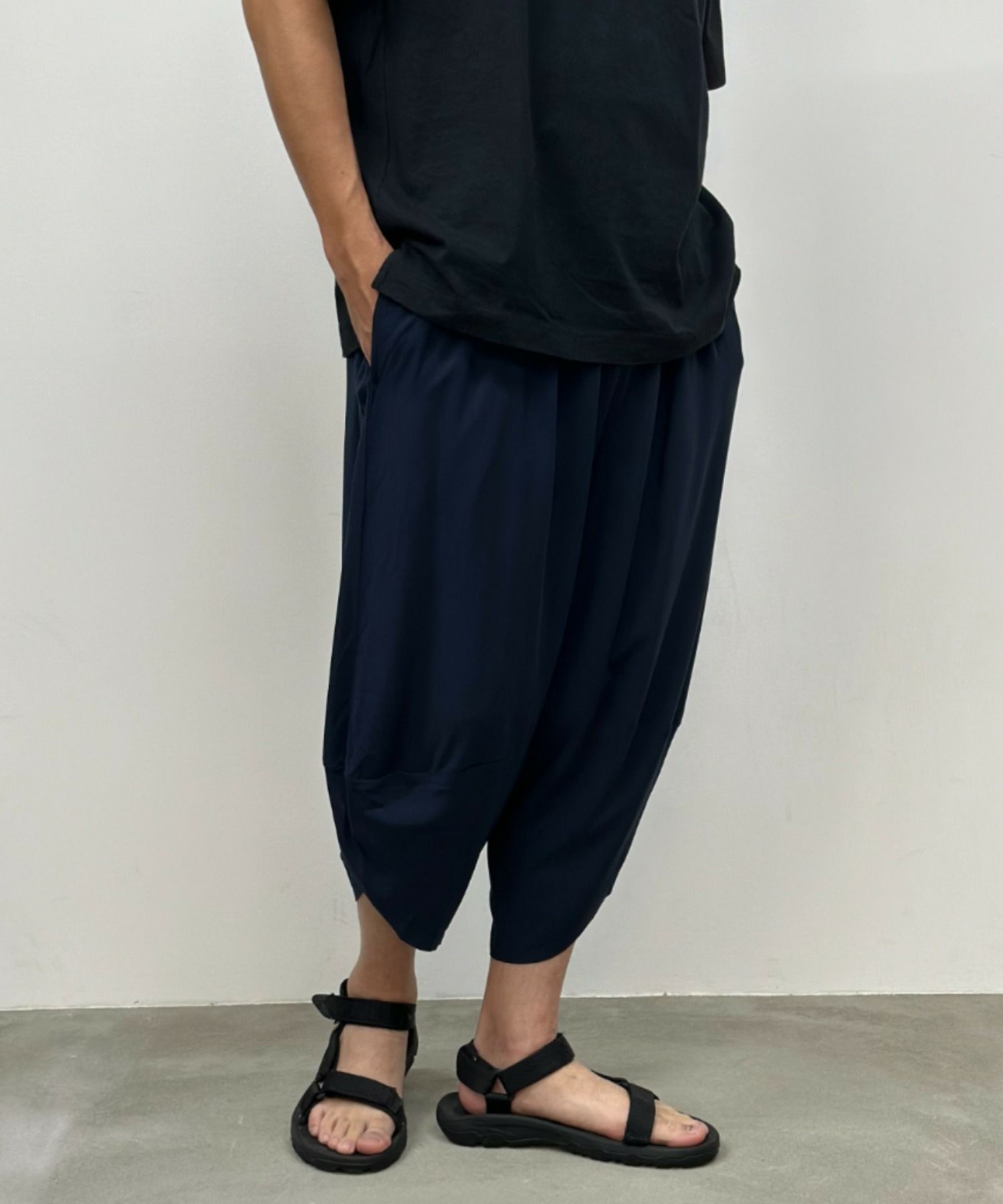 NAVY レーヨンアンクルパンツ サルエルパンツ メンズ商品画像-22