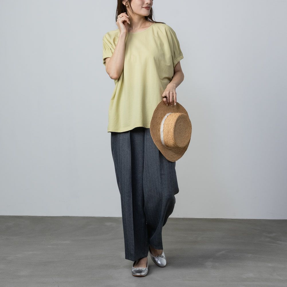 Howdy Marie  冷感袖ギャザー半袖Tシャツ レディース メール便 対応商品商品サムネイル-5