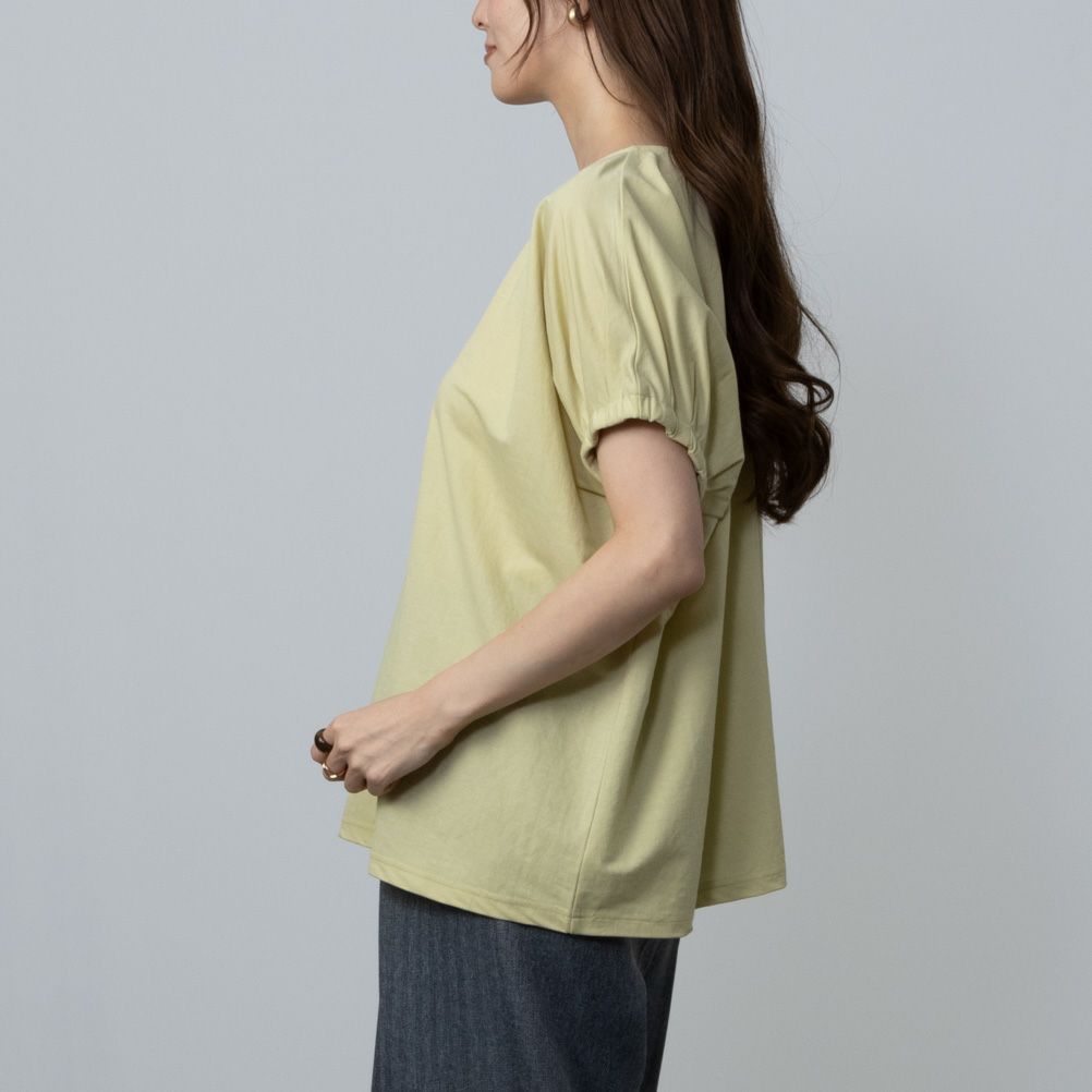 Howdy Marie  冷感袖ギャザー半袖Tシャツ レディース メール便 対応商品商品サムネイル-6