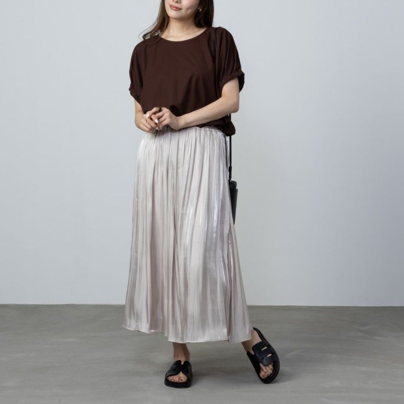 Howdy Marie  冷感袖ギャザー半袖Tシャツ レディース メール便 対応商品商品画像-10