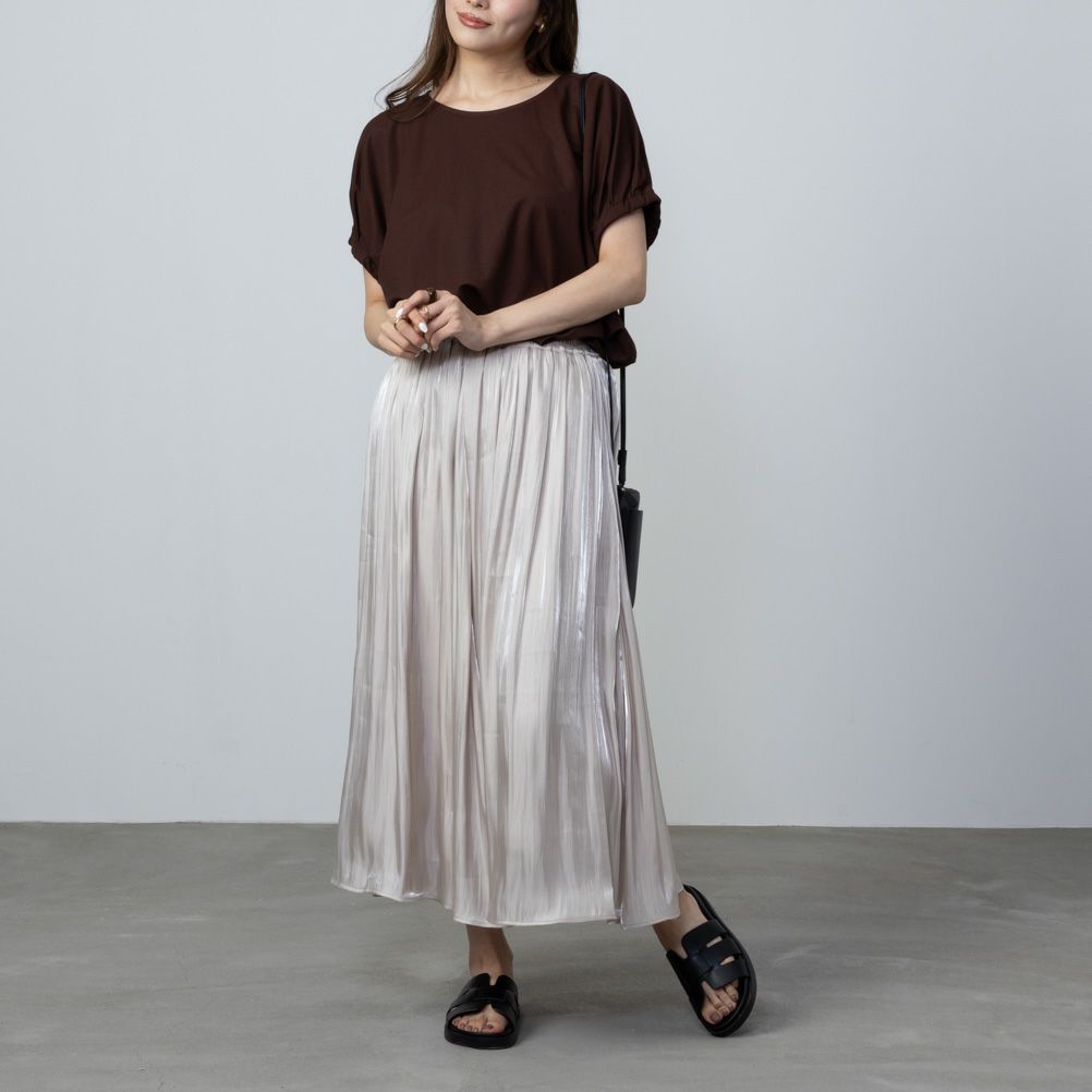 Howdy Marie  冷感袖ギャザー半袖Tシャツ レディース メール便 対応商品商品サムネイル-10