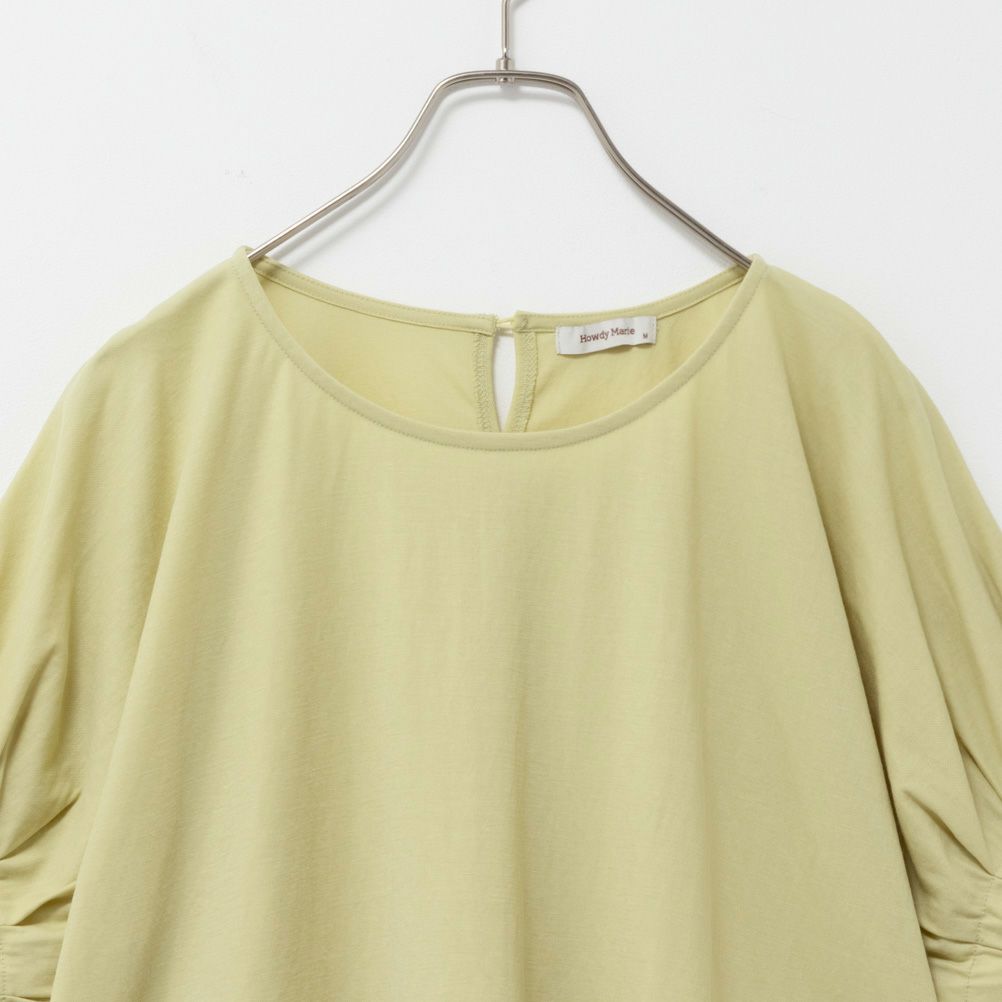 Howdy Marie 冷感袖ギャザー半袖Tシャツ レディース ネコポス 対応商品