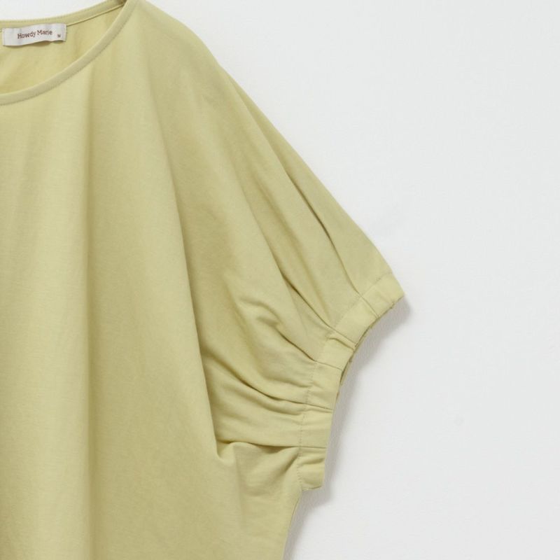 Howdy Marie  冷感袖ギャザー半袖Tシャツ レディース メール便 対応商品商品画像-17