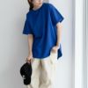 NAVY SARARI チュニック丈半袖Tシャツ レディース ネコポス 対応商品