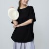 NAVY SARARI チュニック丈半袖Tシャツ レディース ネコポス 対応商品