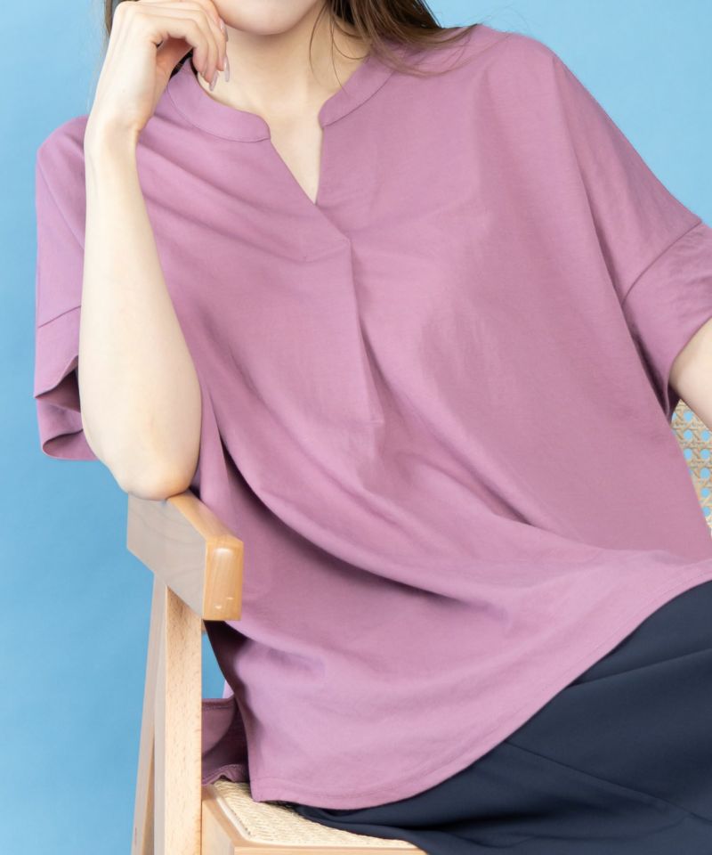 NAVY SARARI  スキッパープルオーバー レディース商品画像-1