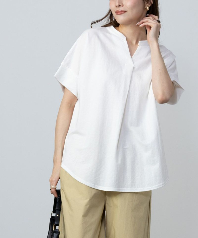 NAVY SARARI スキッパープルオーバー レディース商品画像-8