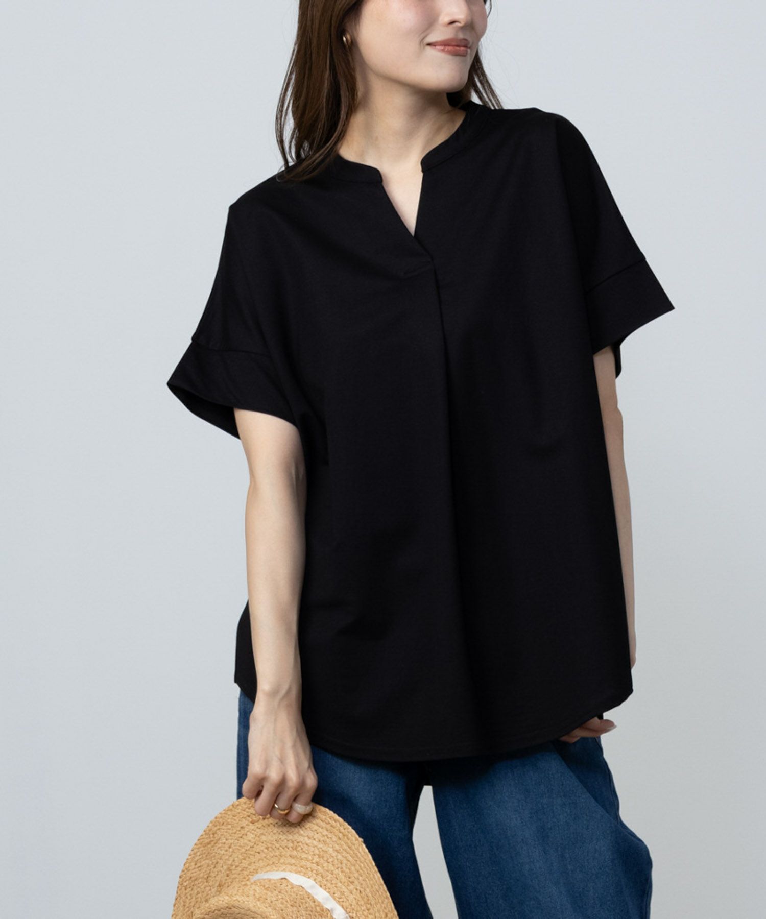 NAVY SARARI  スキッパープルオーバー レディース商品サムネイル-9